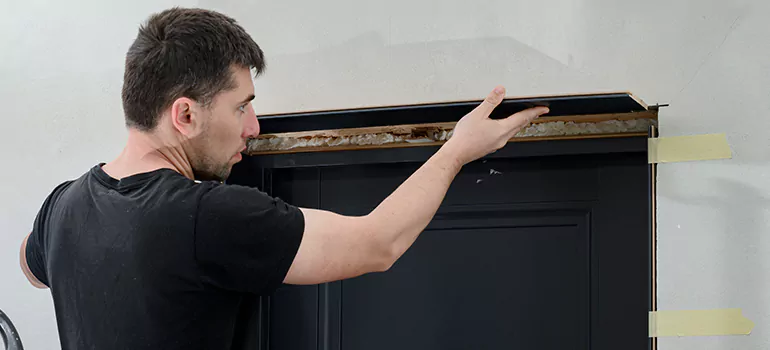 Wood Door Hole Repair in Northdale, FL